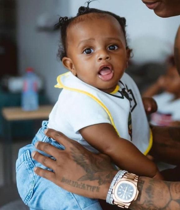 Wizkid shares adorable picture of his 4th son 3