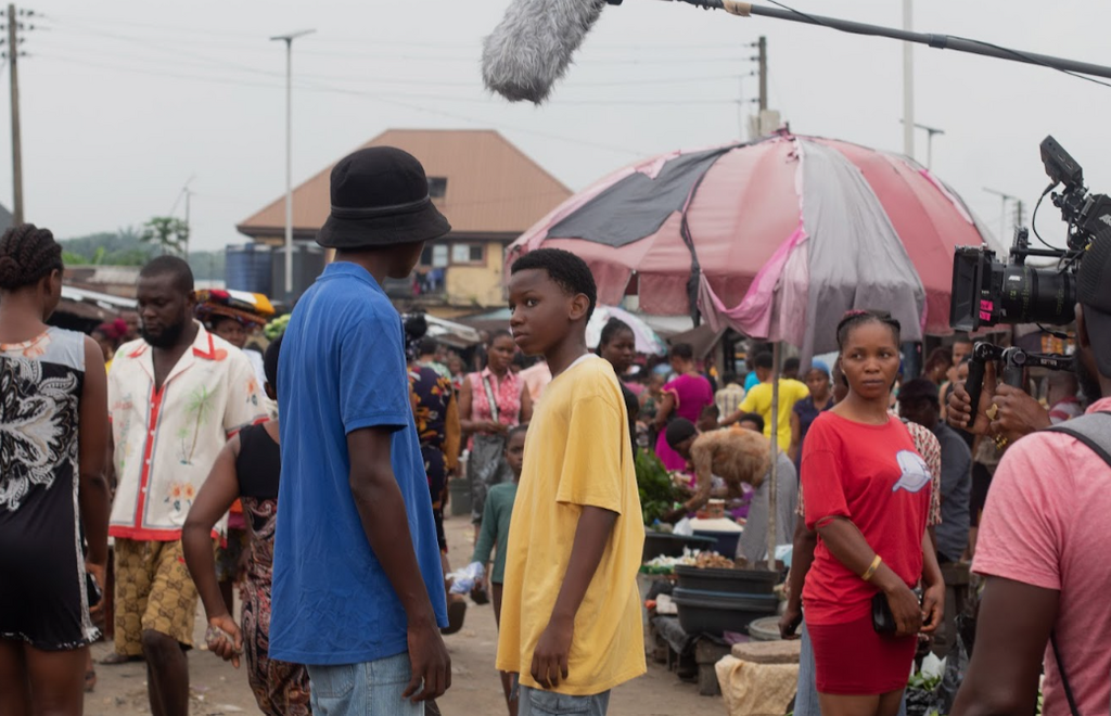 Stills from the set of Kill Boro.