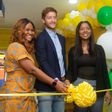L-R: Tokunbo Ibrahim, Government Relations Manager, Glovo Sub-Saharan Africa;  Oscar Pierre, CEO & CO-Founder, Glovo and Lamide Akinola,  Head of Q-Commerce, Glovo Sub-Saharan Africa at the ribbon-cutting ceremony of its new MFC in Lagos recently.