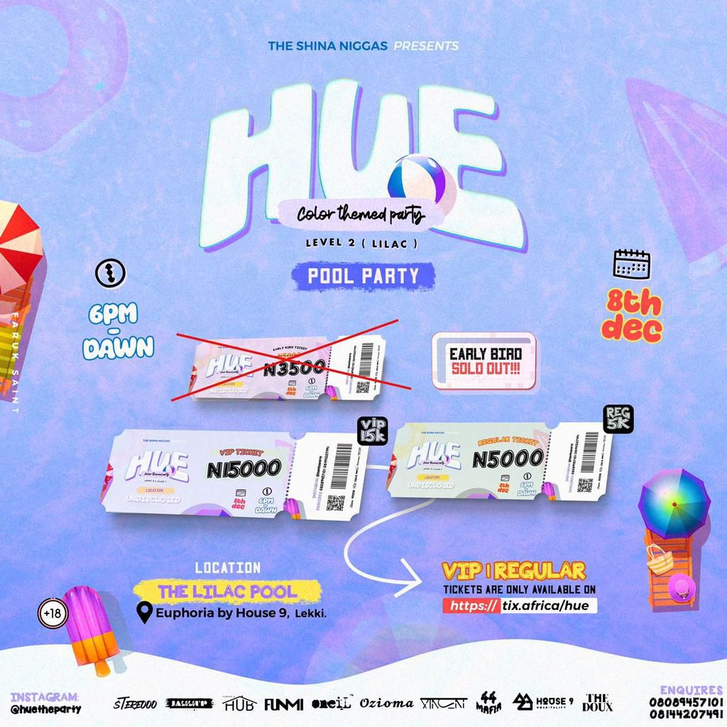 Hue Colour-themed party