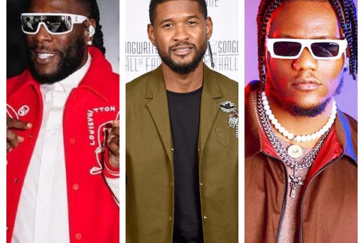 Burna Boy and Pheelz are featured on Usher's new album