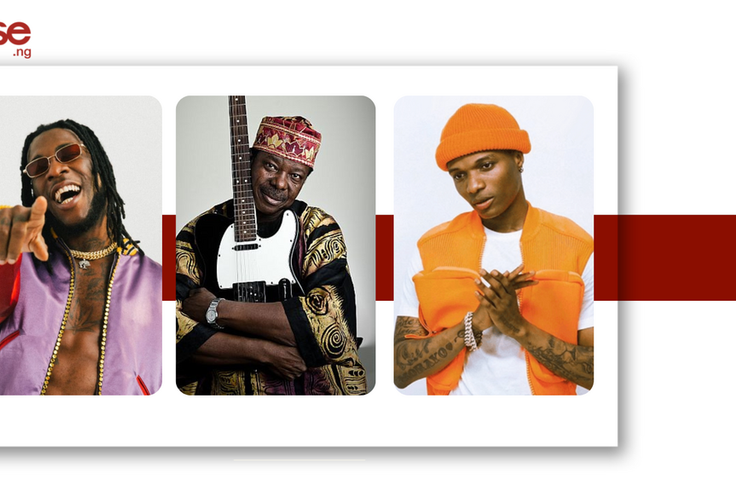 Burna Boy, Sunny Ade, Wizkid