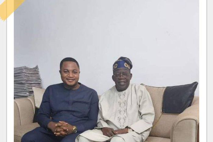 President Bola Tinubu and Dr Nicolas Felix.