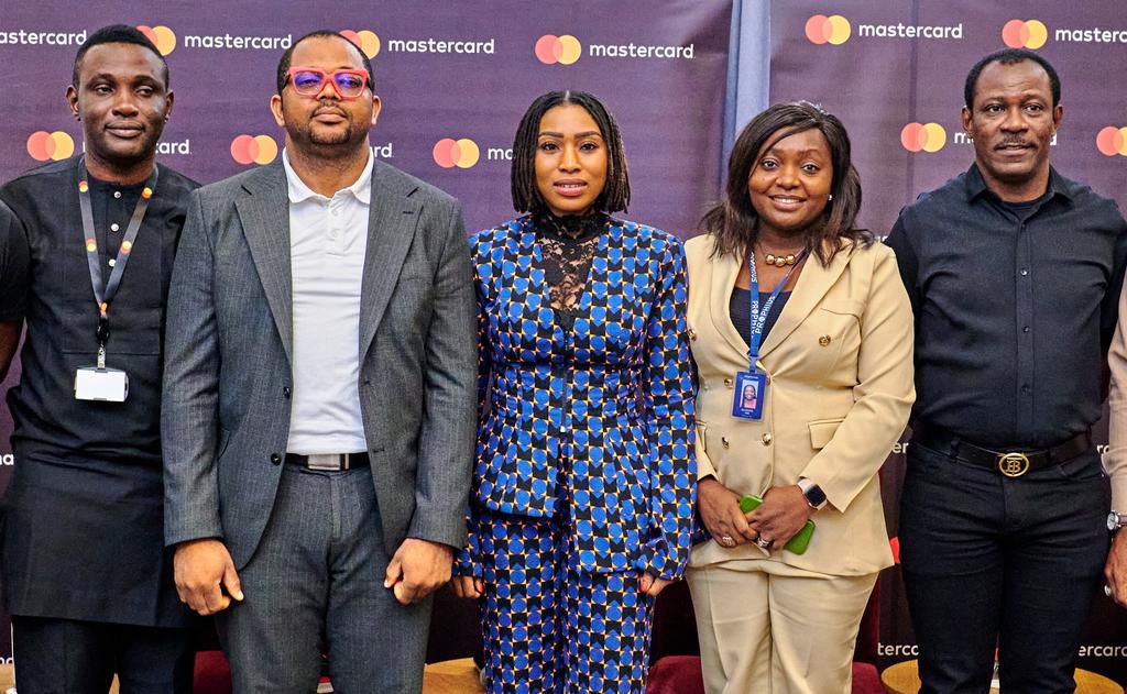 L-R: Director, Acceptance and Digital Infrastructure, East & West Africa, Mastercard, Vincent Attah; Head, E-Business, Zenith Bank,  Chukwudi Ibemere; Vice President, Customer Solutions Center, East & West Africa, Mastercard, Kari Tukur; Head of Paymen...