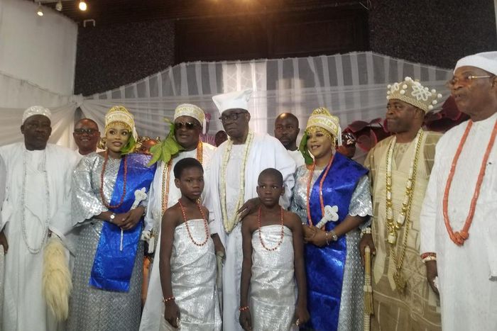 Oba Akiolu confers chieftaincy title on Lagos Speaker on 50th birth anniversary.