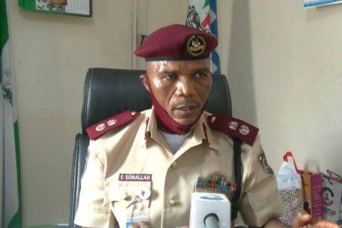 Mr Ezekiel SonAllah, State Sector Commander of FRSC (Credit: The Sun Nigeria)