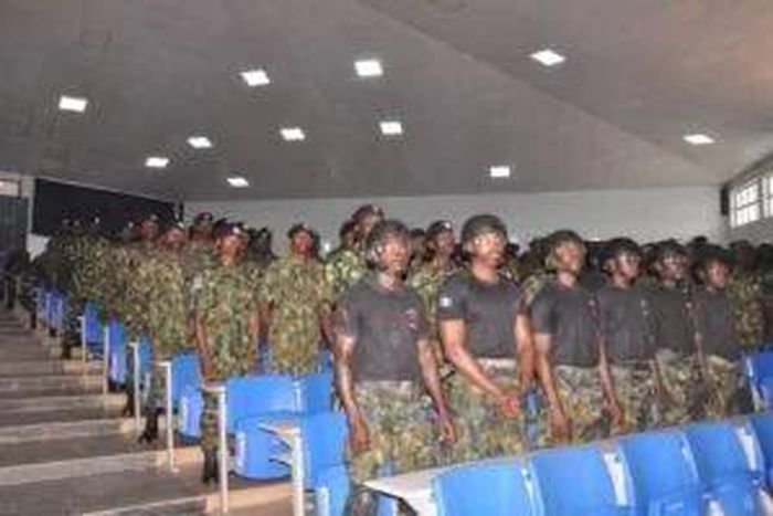 Cross section of NAF specialists who completed training in sundry courses on Wednesday in Kaduna. [NAN]