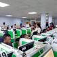 Candidates writing May Diet of the Professional Qualifying Examination (PQE) organised by the Teachers Registration Council of Nigeria (TRCN) in Abuja on Saturday. [NAN]