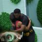 Adekunle and Mercy hug after a night of disagreements [Twitter/ BBNaija]