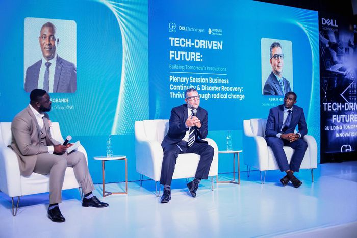 Representatives of the tech companies during panel discussions at the Oriental Hotel in Lagos. [CWG]
