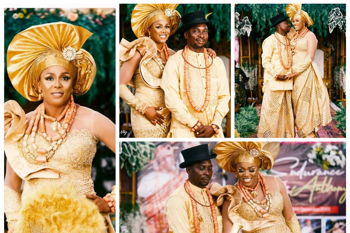 Endurance Ojokolo during her traditional marriage