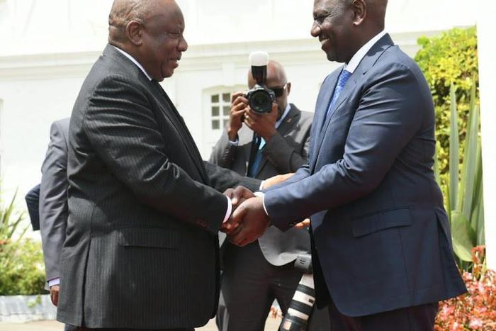 President William Ruto and President Cyril Ramaphosa