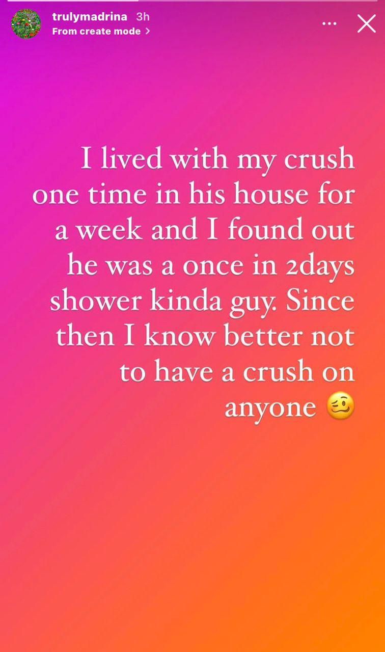 Cynthia Morgan reveals why she never crushes on guys