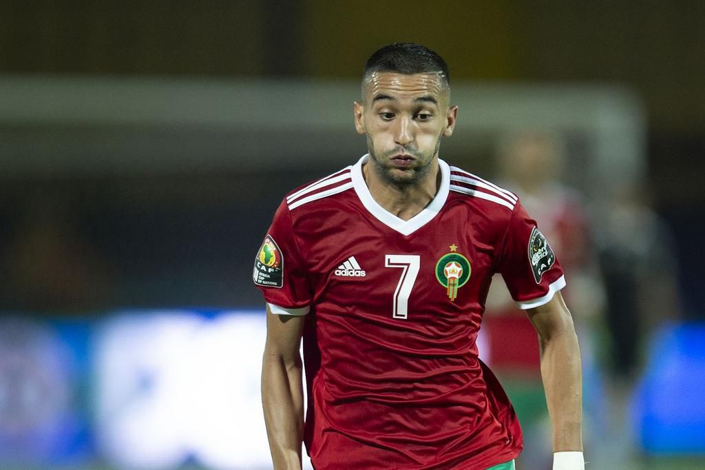 Ziyech in action for Morocco
