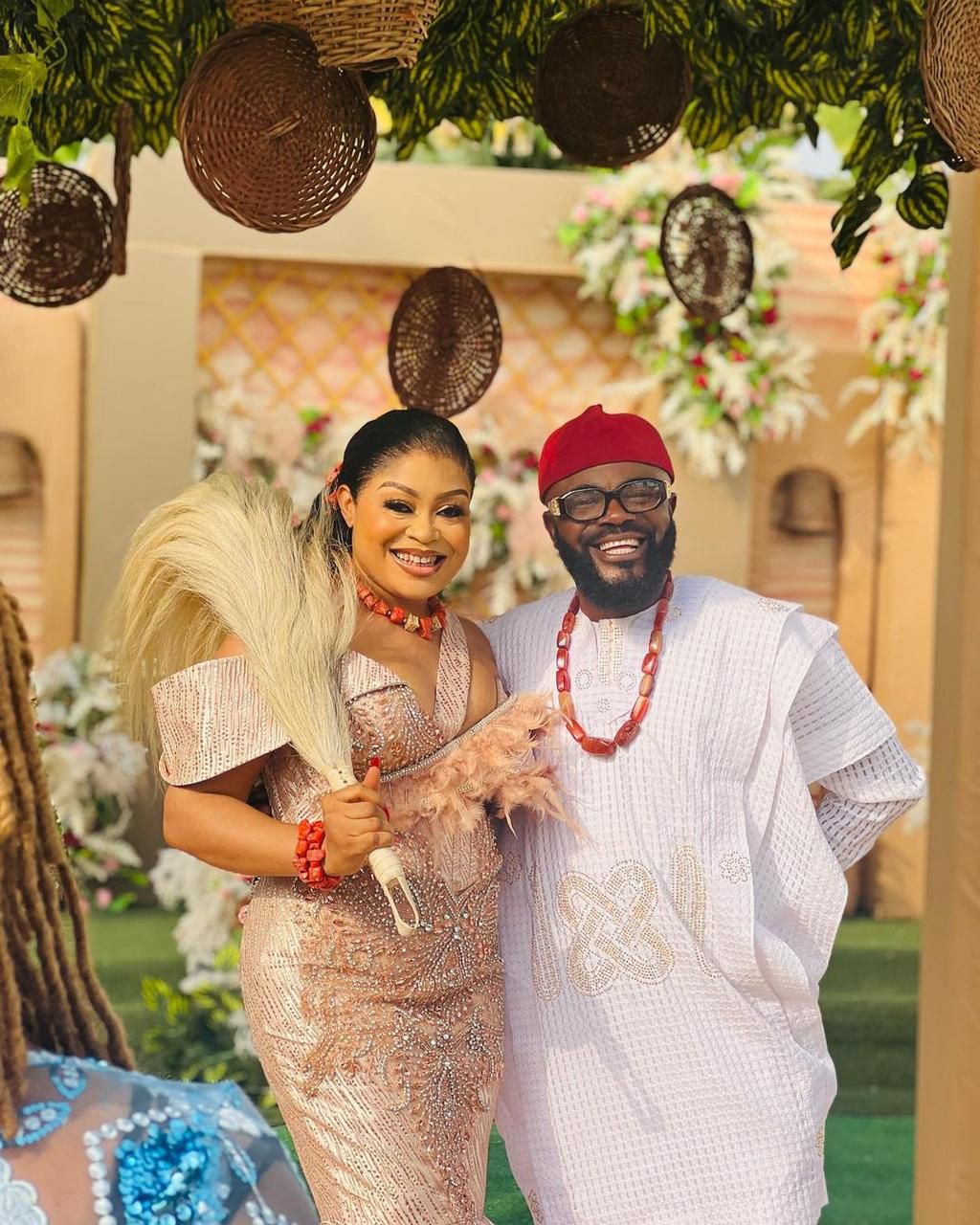 Here's your first look at Nkiru Sylvanus’ star-studded traditional marriage