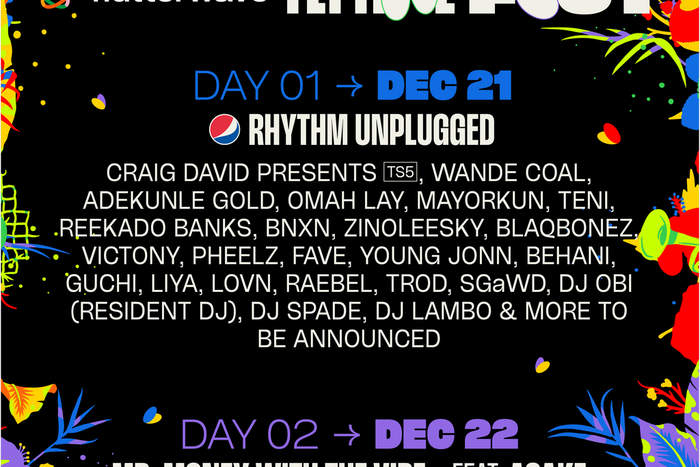 Fast-selling ticket sales, Flutterwave Flytime Fest 2022 | December 21 - 24, 2022