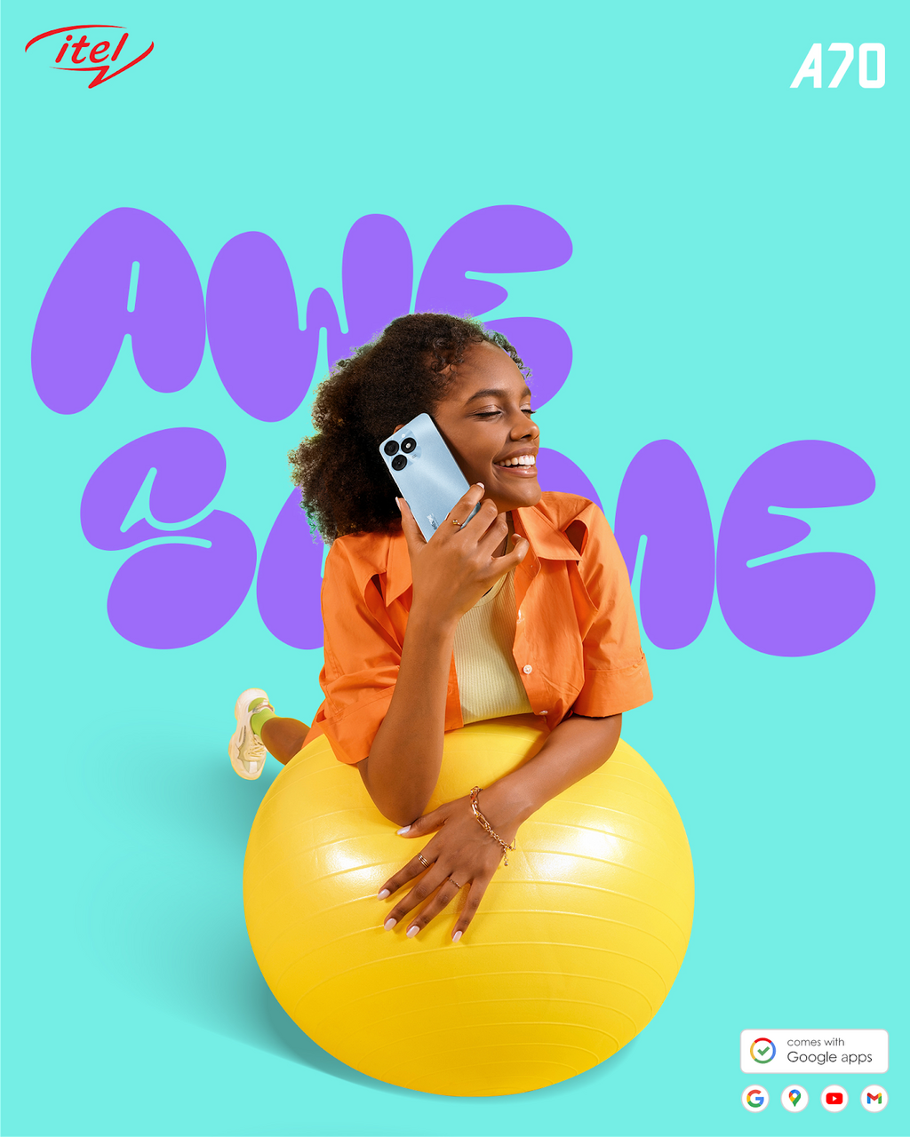 Exploring the awesome itel A70 preloaded with Google apps