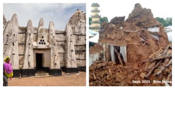 How the ancient Bole Mud Mosque collapsed [WilliamHaun]