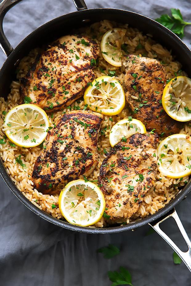 Chicken with Rice Pilaf [littlespicejar]