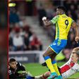 Taiwo Awoniyi scores winning goal for Nottingham Forest against Aribo's Southampton
