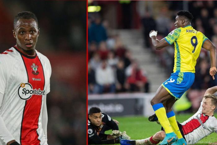 Taiwo Awoniyi scores winning goal for Nottingham Forest against Aribo's Southampton