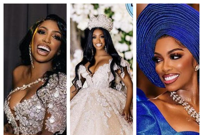 Porsha on her wedding day [Instagram/People]