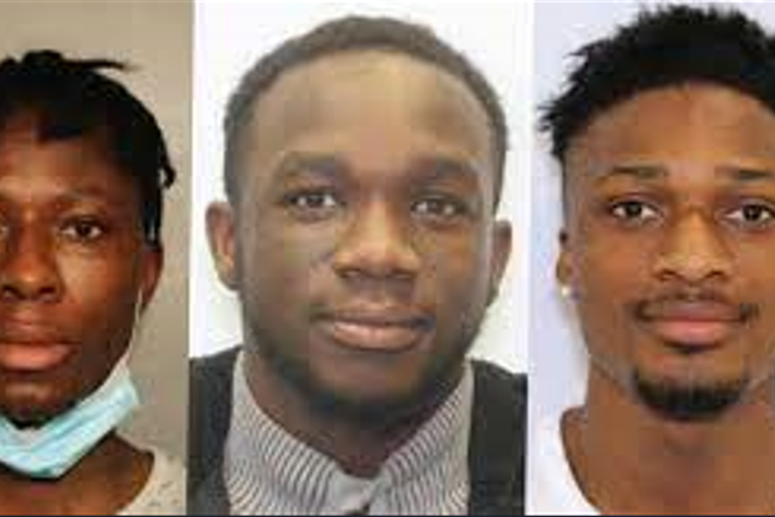 Nigerian nationals Quazeem Owolabi Adeyinka, 22, and Ayodeji Jonathan Sangode, 25 [PG]