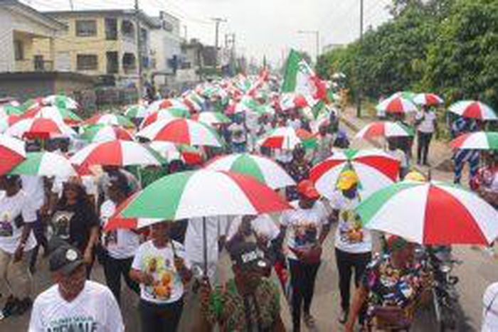 PDP holds ‘Umbrella Day’ in Lagos for Atiku, Okowa