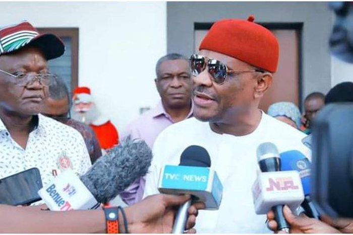 Rivers State Governor, Nyesom Wike and his Benue State counterpart, Samuel Ortom.