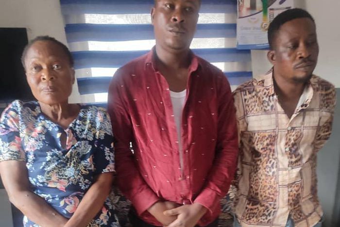 Lagos Police arrest 3 suspected fraudsters who bait victims with dollars  [Twitter:@LagosPoliceNG]