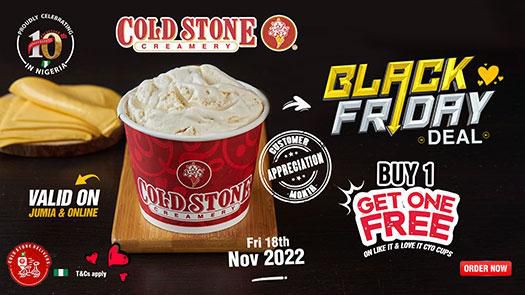 Indulge in Cold Stone’s Black Friday and solo deal this November