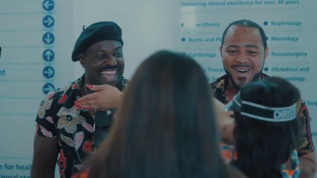 Ramsey Nouah as Ayo Alesinloye and Jim Iyke as Naz in 'Merry Men 2'  [YouTube]