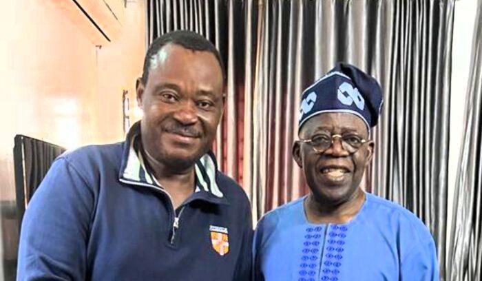 Jimoh Ibrahim and Tinubu (NAN)