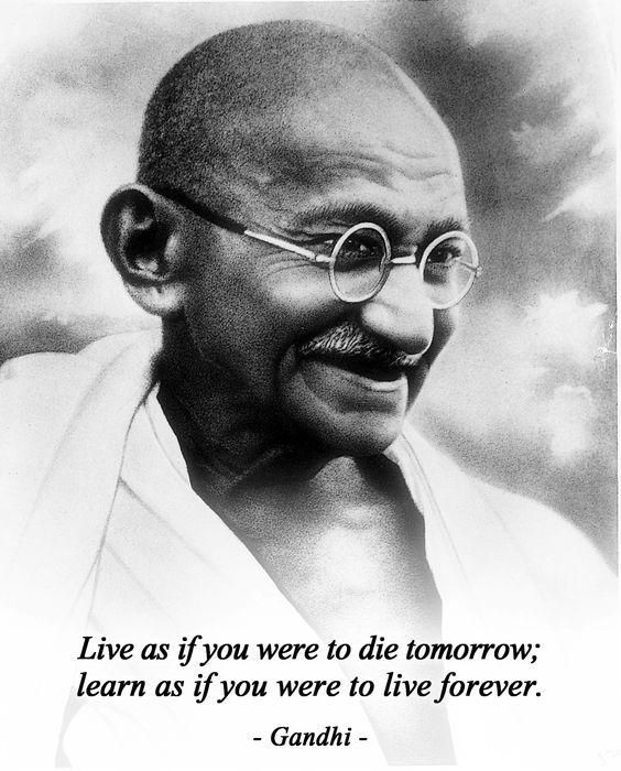 Mahatma Gandhi [Pinterest]
