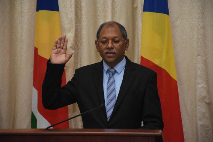 Seychelles Vice President, Ahmed Afif.  [nation.sc]
