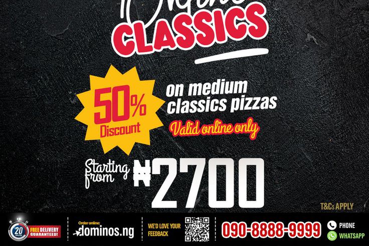 Domino Pizza Deal: Get 50% price slash, and enjoy a seamless online experience