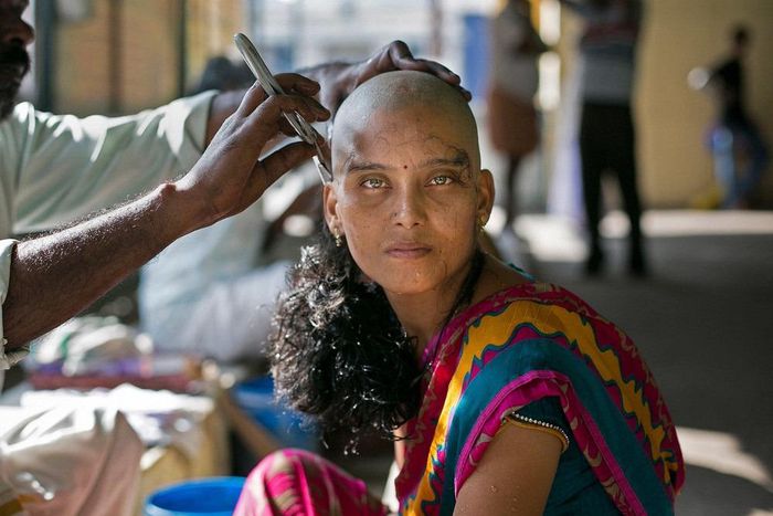 Many temples sell hair Indian women give as a sacrifice to idols [Amusingplanet]