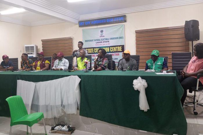 Prof. Adenike Oladiji, INEC’s State Collation Centre Officer for the 2023 General Election in Lagos at the official opening of the centre in Lagos.