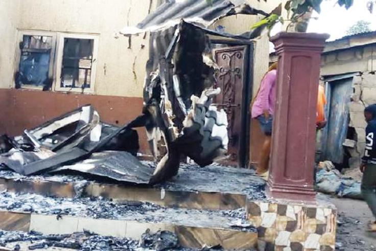 2 children locked in a room by parents burnt to death in fire accident