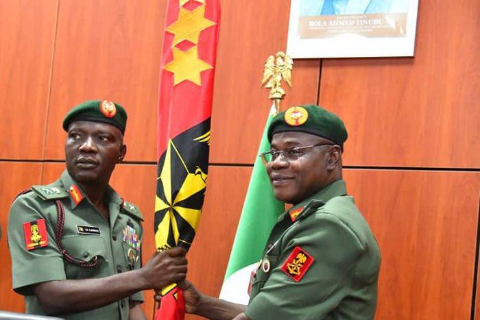 Lagbaja assumes office as 23rd Chief of Army Staff. [Twitter:NA]