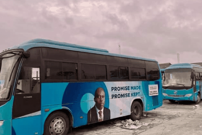 Rivers LG launches 3 buses to subsidise transportation.