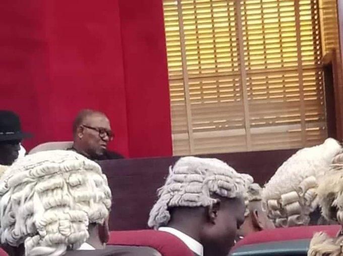 Did Peter Obi sleep off in court?