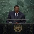 Namibian President Hage Geingob, pictured at the UN two years ago, said the West demands things of Africa "they don't demand from other places"