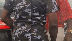 Seun Kuti slaps police officer in uniform. [Twitter:@OneJoblessBoy]