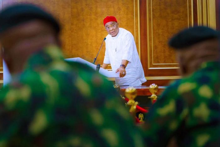 Imo State governor, Hope Uzodimma. [Twitter:@Hope_Uzodimma1]