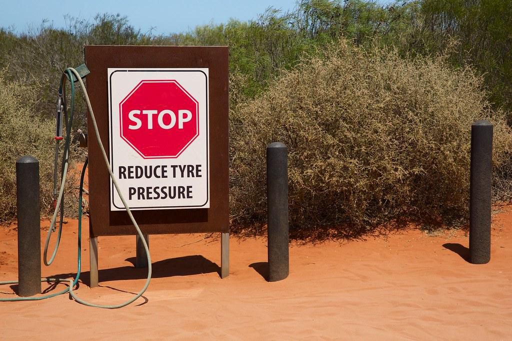 Tyre deflation station