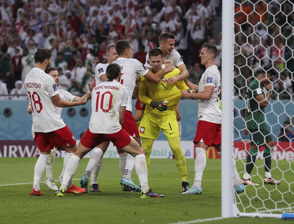 Wojciech Szczęsny. saved a penalty as Poland beat Saudi Arabia