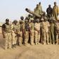 Chief of Army Staff, Lt.-Gen. Tukur Buratai with troops at Camp Zairo in Sambisa Forest (NAN)
