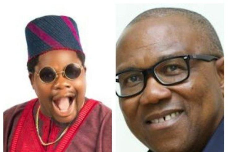 Mr Macaroni endorses Obi for president.