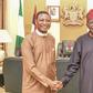 Rev Yakubu Pam with President Bola Tinubu [The Presidency]